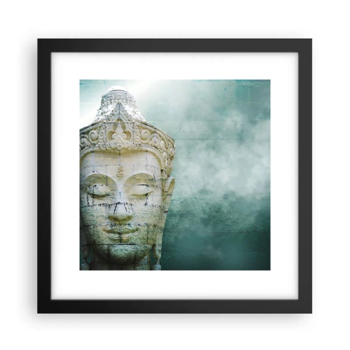 Plagát v čiernom ráme - Hľadajúc svetlo - 30x30 cm