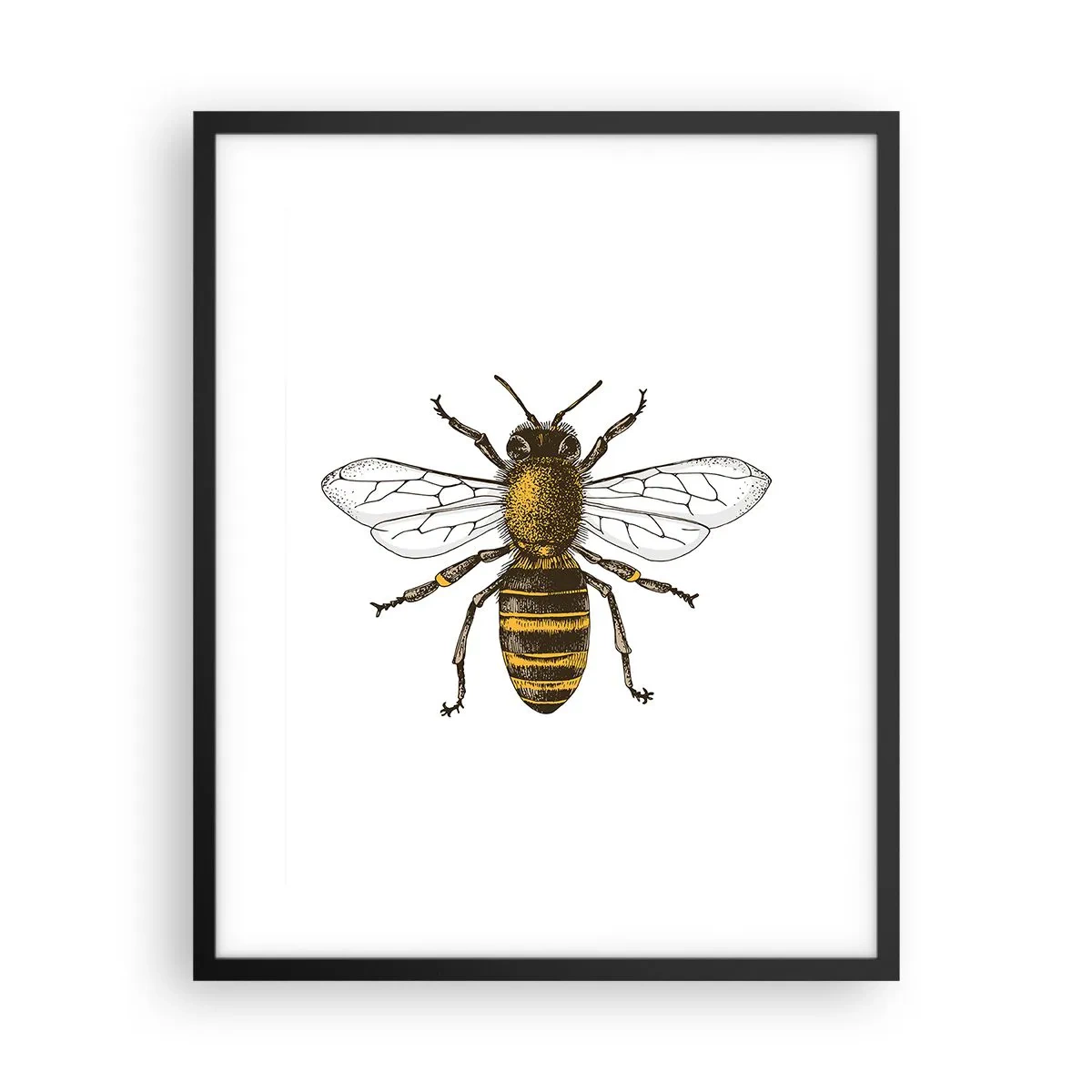 Plagát v čiernom ráme - Krásna a dobrá - 40x50 cm