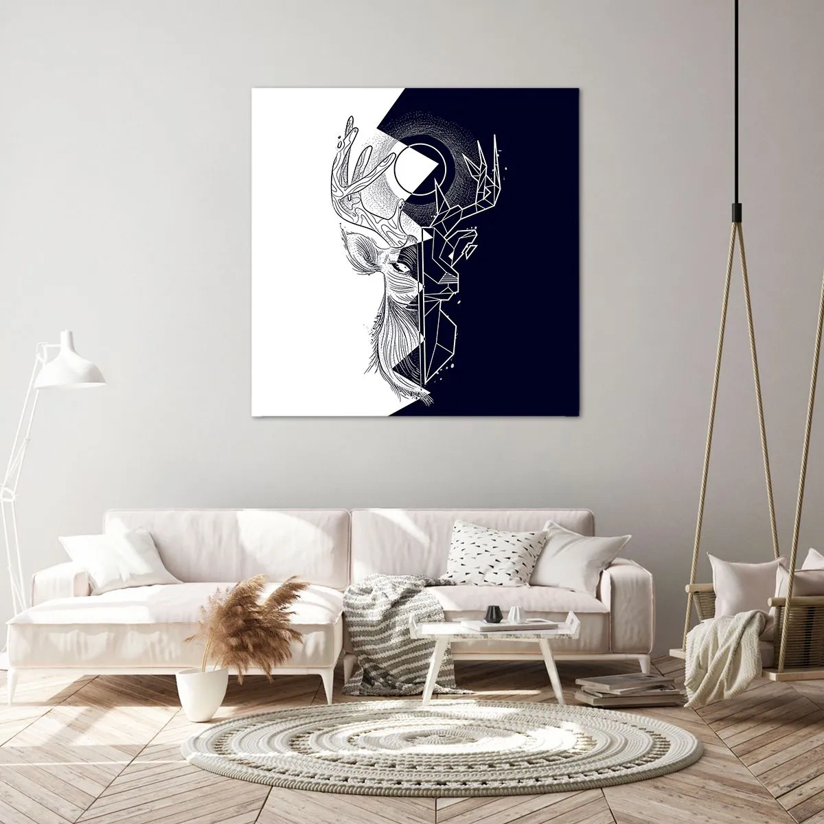 Obraz na plátne - Boj a jednota opakov - 60x60 cm