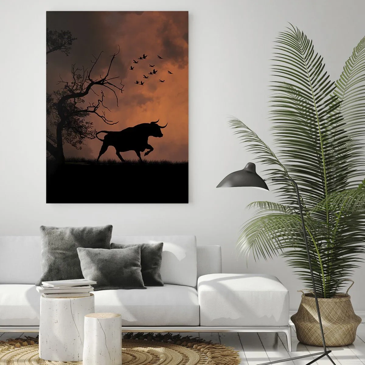 Obraz na skle - Dramatické predstavenie prírody - 50x70 cm
