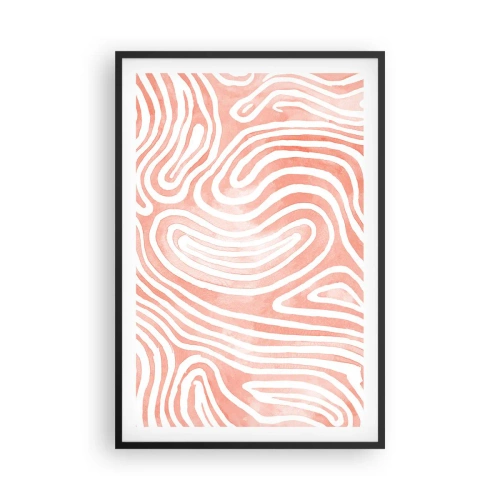 Plagát v čiernom ráme - V koralovom labyrinte - 61x91 cm