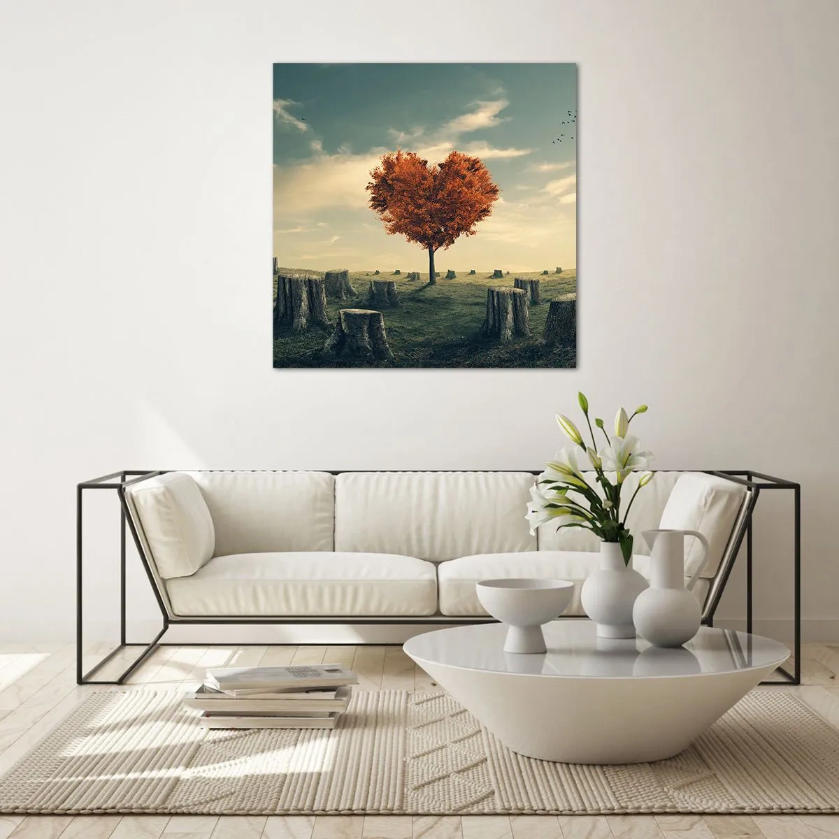 Obraz na skle - Stále je ešte nádej - 40x40 cm