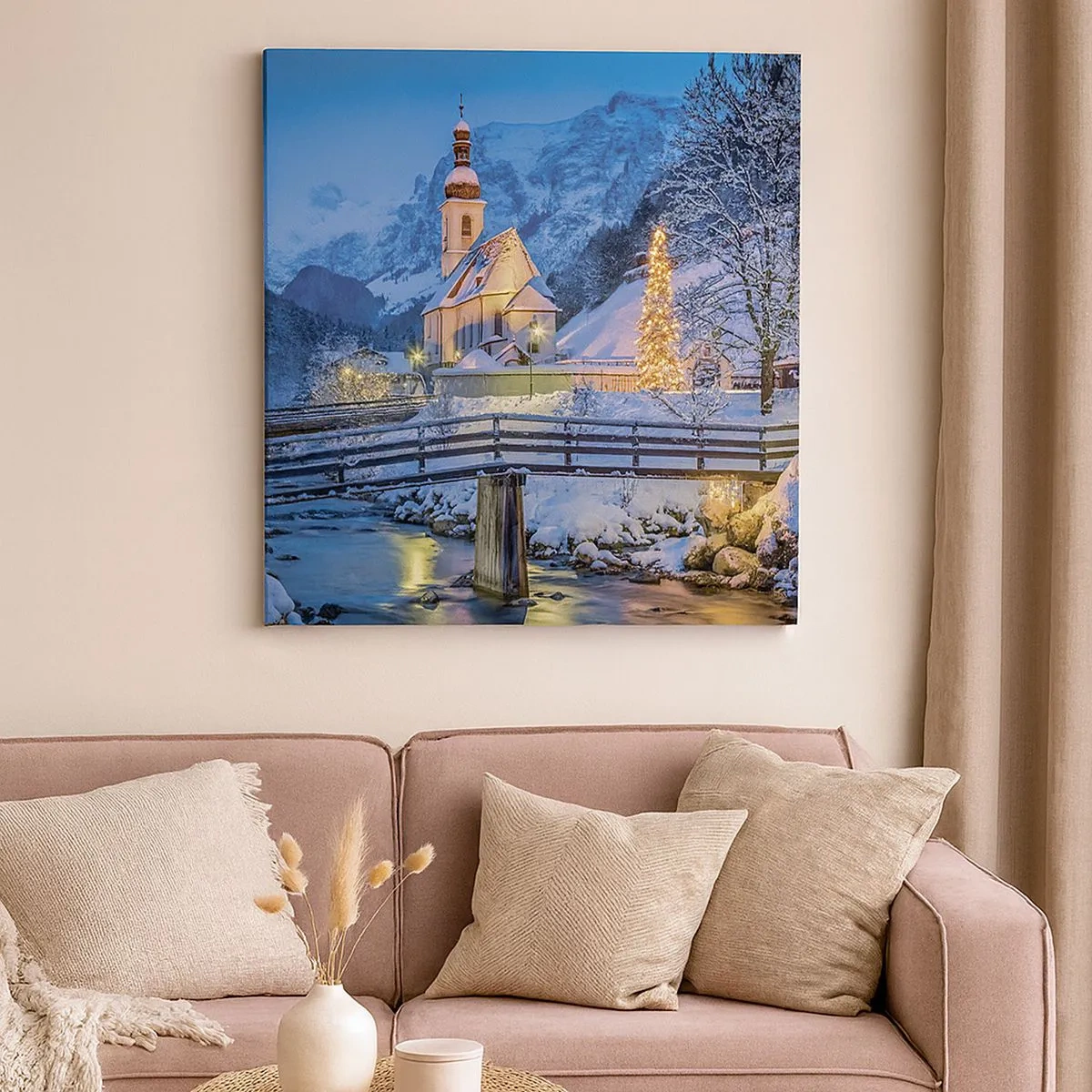 Obraz na plátne - Duch Vianoc - 30x30 cm