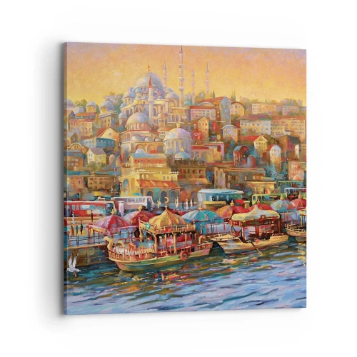 Obraz na plátne - Istanbulský príbeh - 70x70 cm