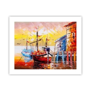 Plagát - Šťastný návrat - 50x40 cm