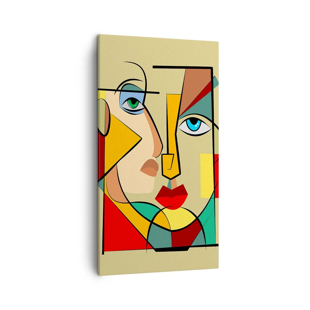 Obraz na plátne - Zhodný pár - 45x80 cm