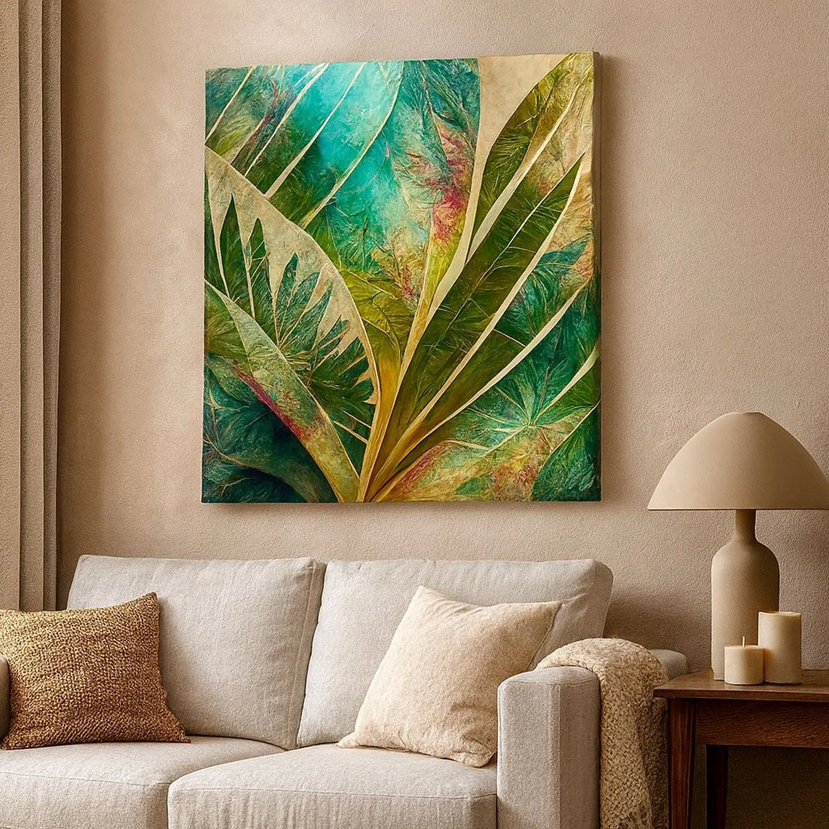 Obraz na plátne - Farby trópov - 30x30 cm