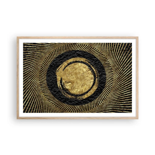 Plagát v ráme zo svetlého duba - Glamour - 91x61 cm