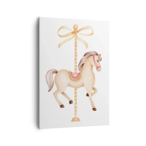 Obraz na plátne - Elegantným klusom - 50x70 cm