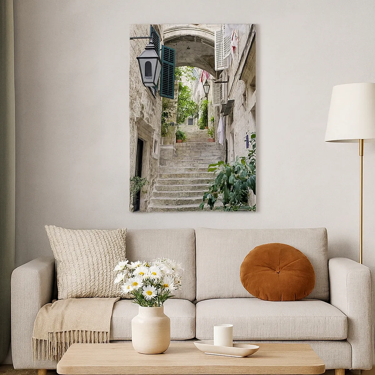 Obraz na plátne - Očarujúca ulička - 50x70 cm