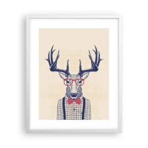 Plagát v bielom ráme - Zábavná extravagancia - 40x50 cm