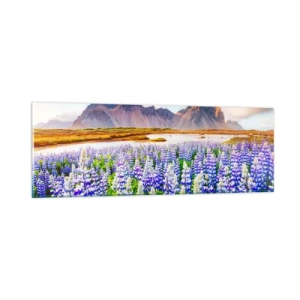 Obraz na skle - Sila a prísnosť vedľa miernosti - 90x30 cm