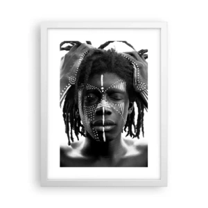 Plagát v bielom ráme - Kde si? - 30x40 cm