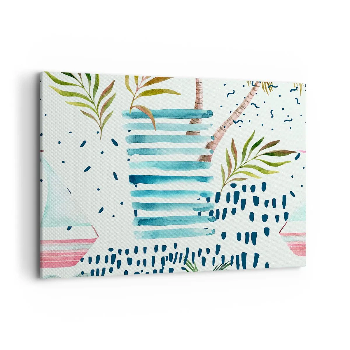 Obraz na plátne - Prázdniny pod palmami - 100x70 cm