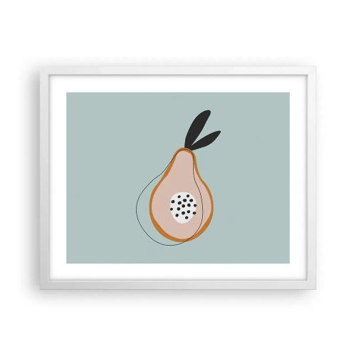 Plagát v bielom ráme - Prenikanie do podstaty vecí - 50x40 cm