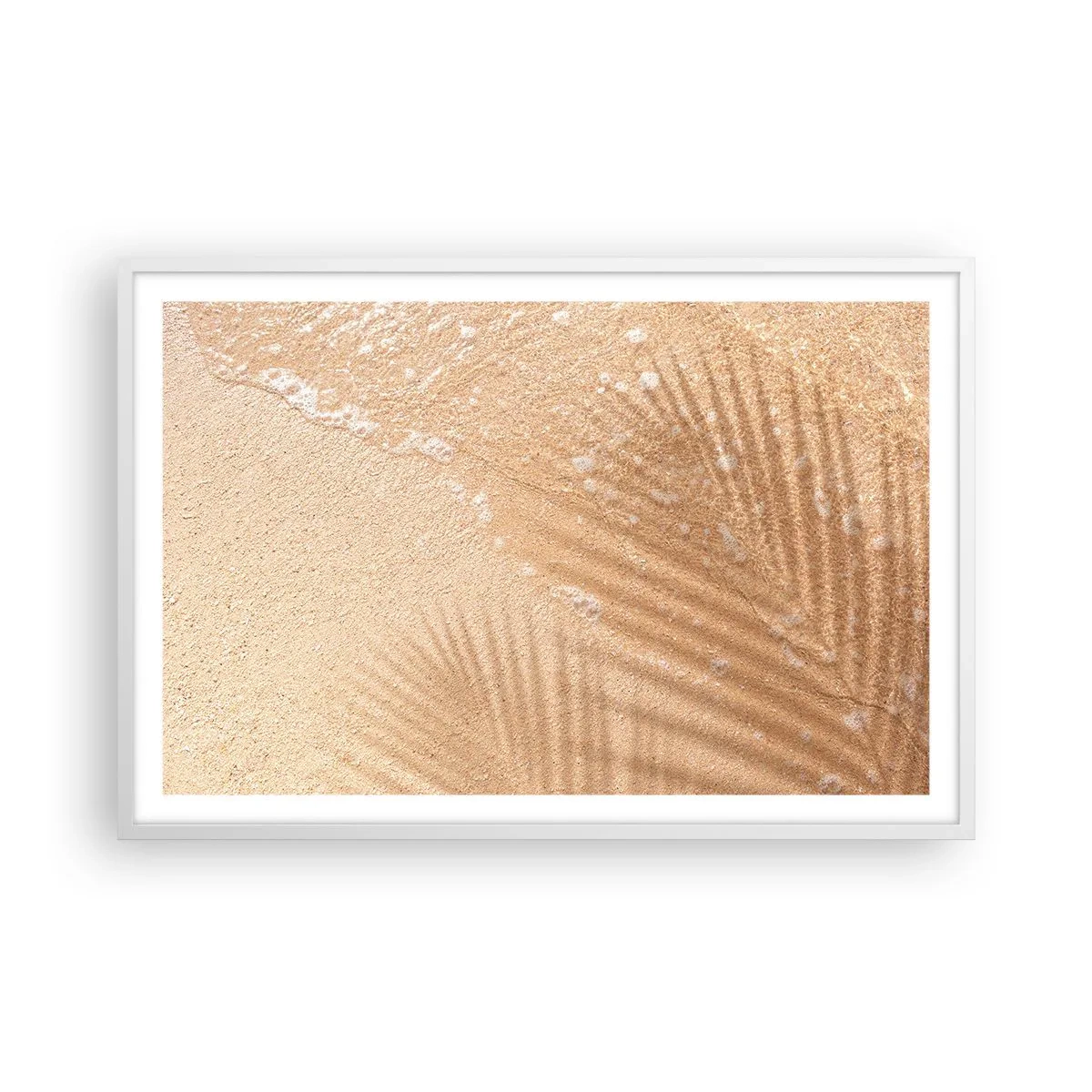 Plagát v bielom ráme - Tieň horúceho leta - 91x61 cm