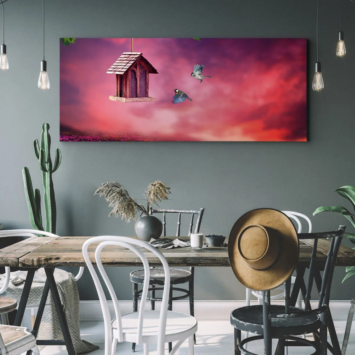 Obraz na plátne - Pozvanie na večeru - 100x40 cm