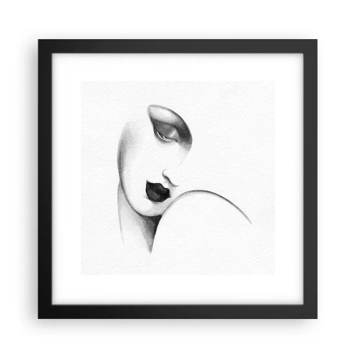 Plagát v čiernom ráme - V štýle Lempickej - 30x30 cm
