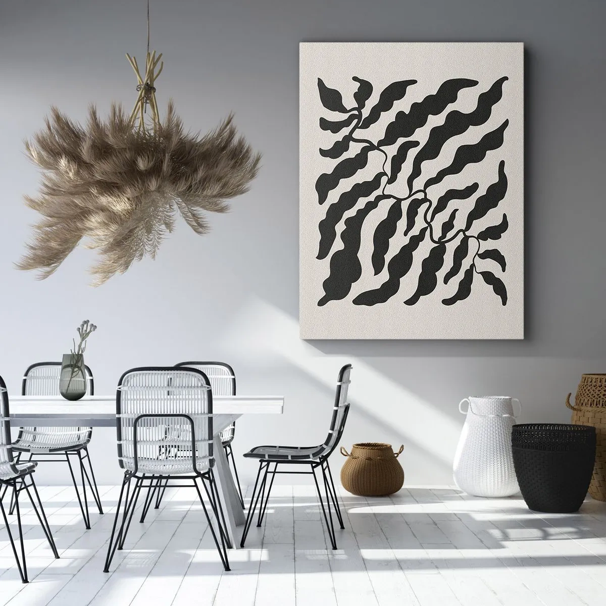 Obraz na plátne - Povaha štvorca - 70x100 cm