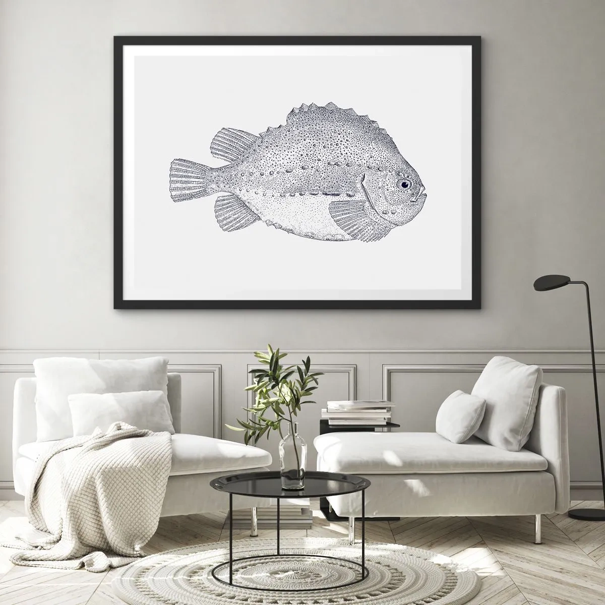 Plagát v čiernom ráme - Do albumu prírodovedca - 70x50 cm