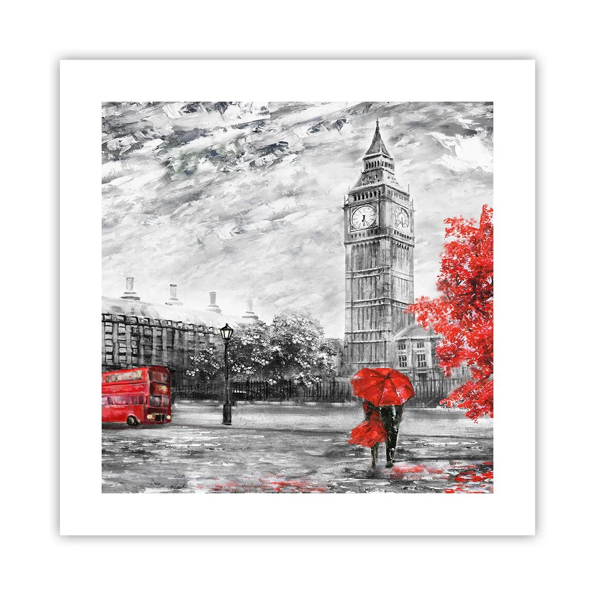 Plagát - Vzrušujúci deň - 40x40 cm