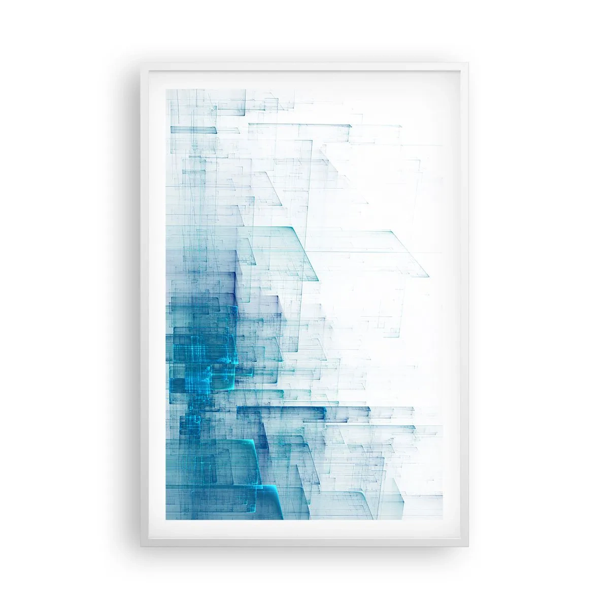 Plagát v bielom ráme - Ako sa stal priestor - 61x91 cm