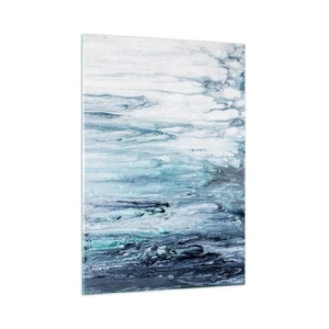 Obraz na skle - Modré cencúle - 50x70 cm