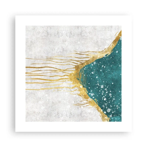 Plagát - Zlatý príliv - 40x40 cm