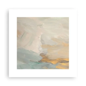 Plagát - Abstrakcia – krajina nehy - 30x30 cm