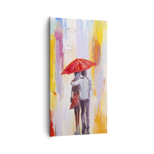 Obraz na plátne - Nech prší ďalej - 65x120 cm
