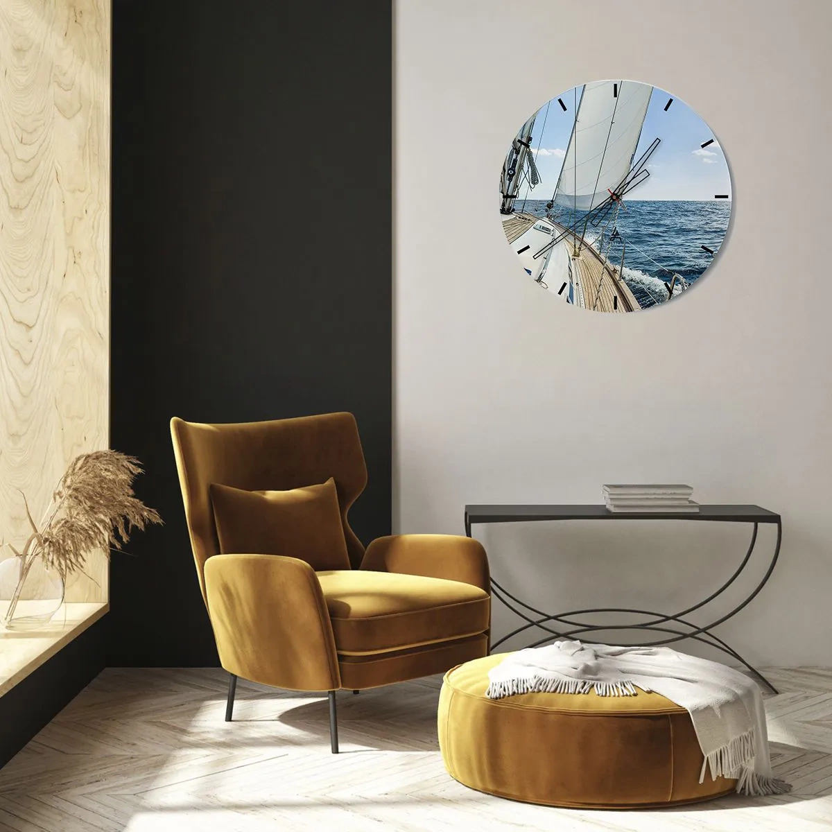 Nástenné hodiny - Ahoj, dobrodružstvo - 30x30 cm