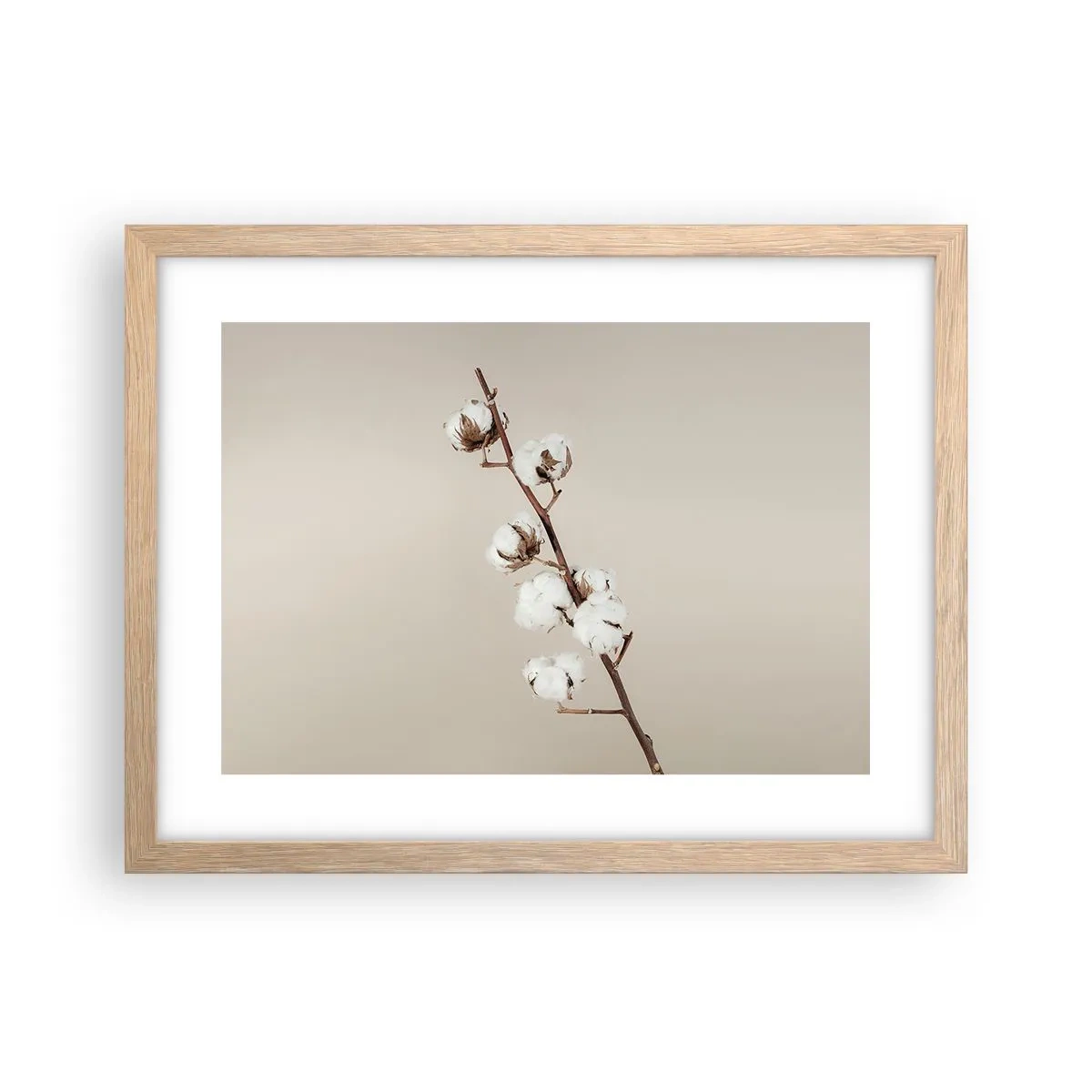 Plagát v ráme zo svetlého duba - Pri zdroji mäkkosti - 40x30 cm