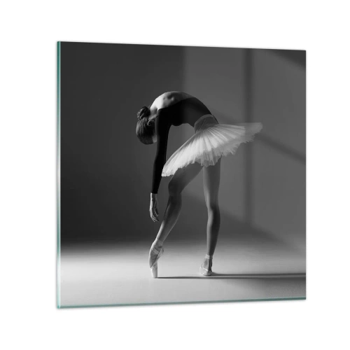 Obraz na skle - Bella ballerina - 50x50 cm