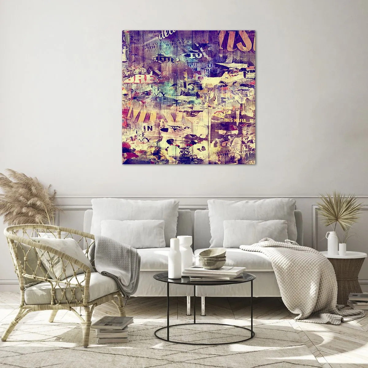Obraz na skle - A toto zostane - 60x60 cm