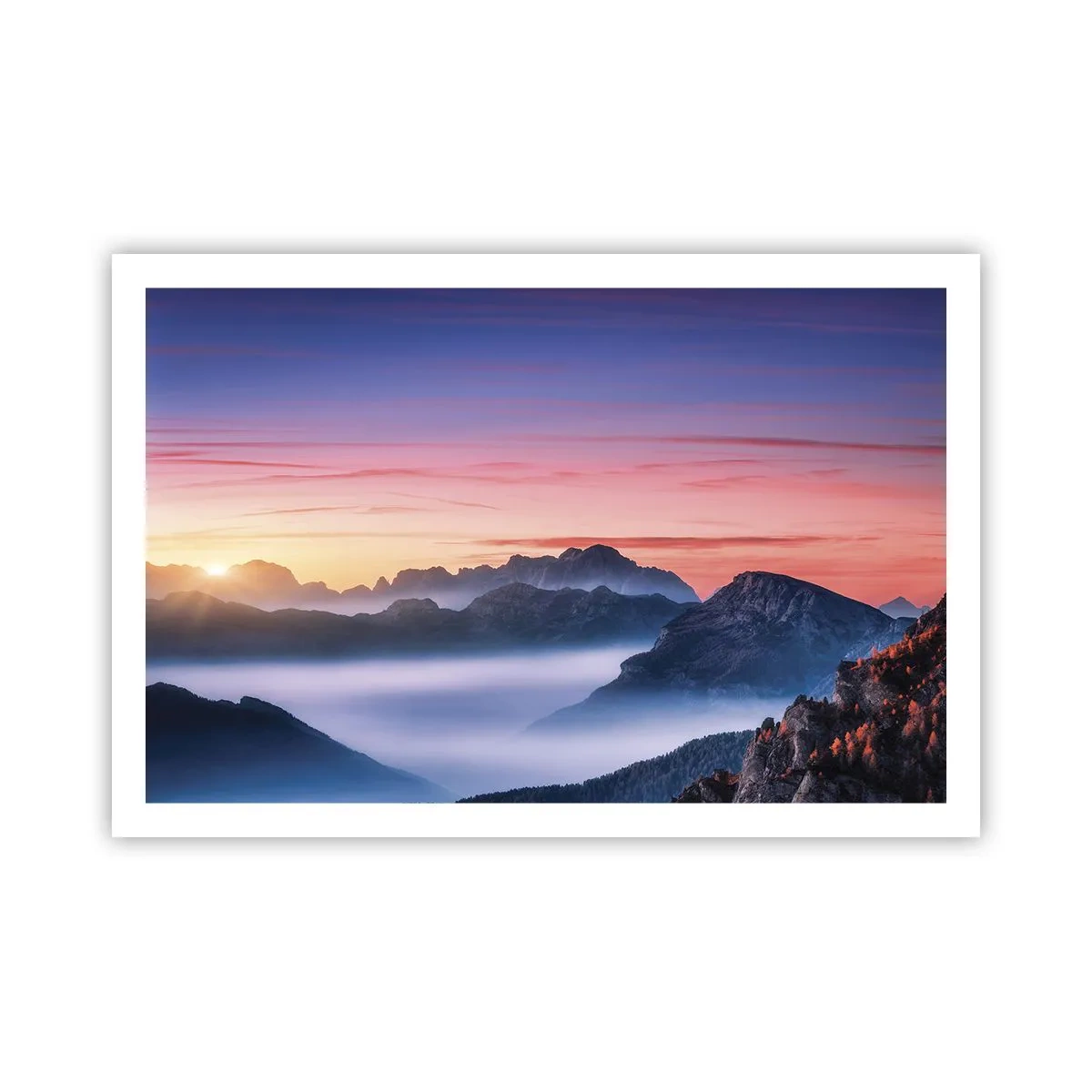 Plagát - Nad údoliami - 91x61 cm