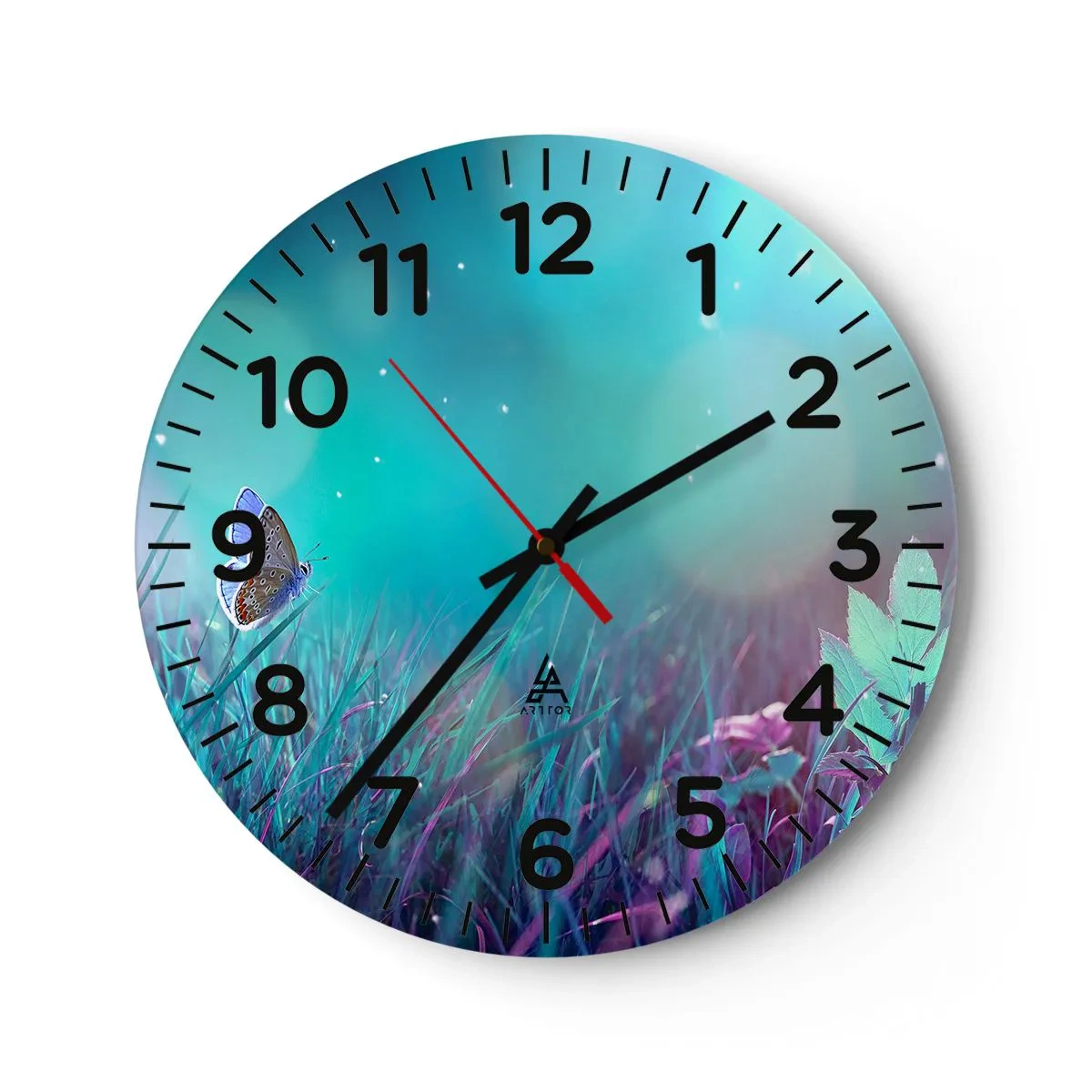 Nástenné hodiny - Tajomný život lúky - 30x30 cm