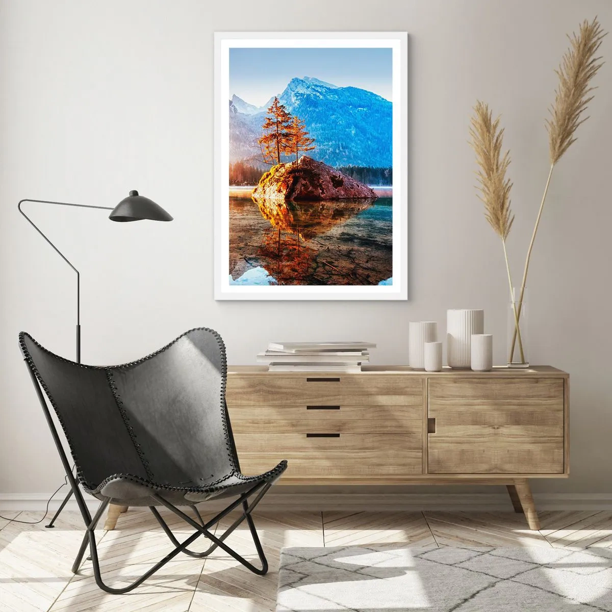 Plagát v bielom ráme - Príroda v novom svetle - 30x40 cm