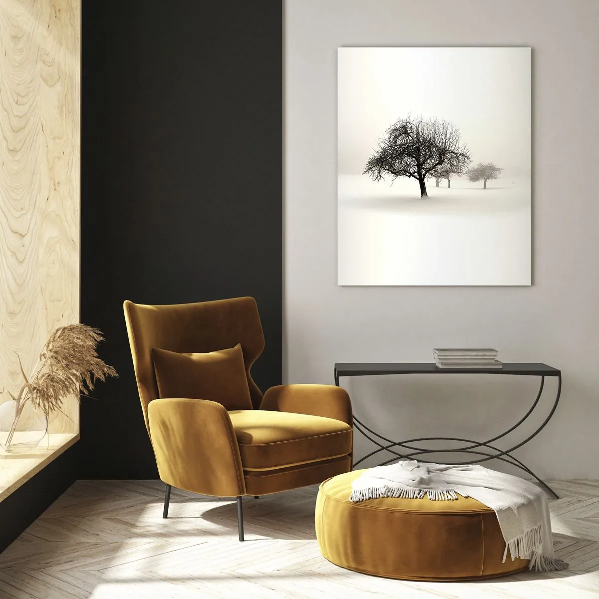 Obraz na skle - Zimný sen - 50x70 cm