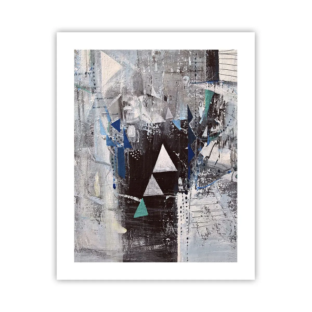 Plagát - Prednostné poradie trojuholníkov - 40x50 cm