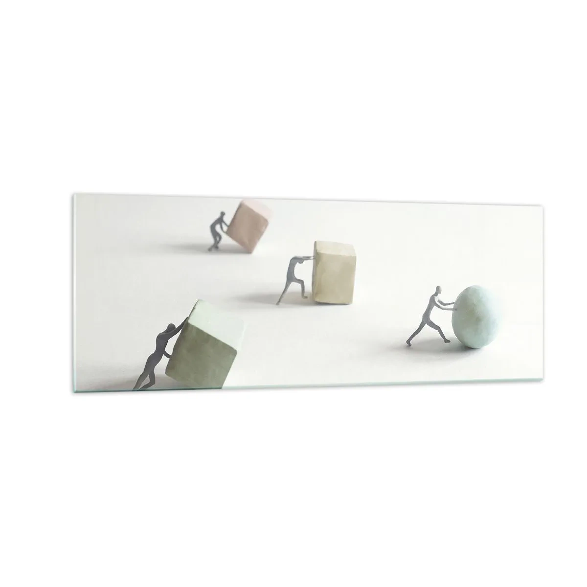 Obraz na skle - Život samotný - 140x50 cm