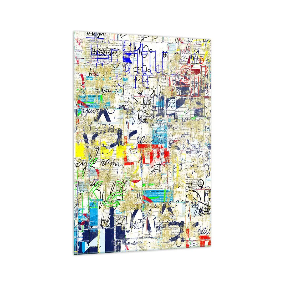 Obraz na skle - Proste poteší oči - 70x100 cm