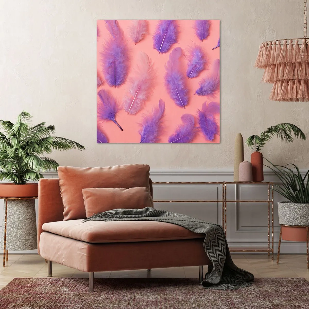 Obraz na plátne - Ľaliový vták túžby - 70x70 cm