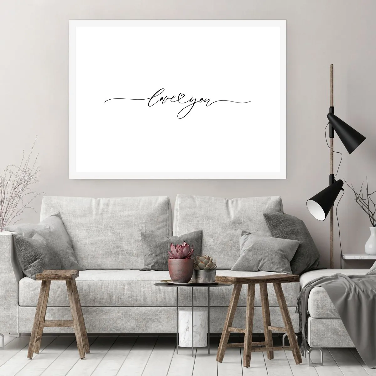 Plagát - Čierne na bielom - 40x30 cm