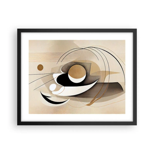 Plagát v čiernom ráme - Kompozícia: podstata vecí - 50x40 cm