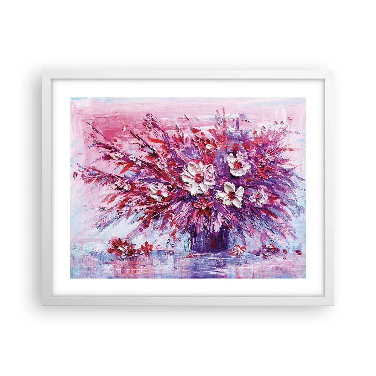 Plagát v bielom ráme - Nevinnosť a vášeň - 50x40 cm