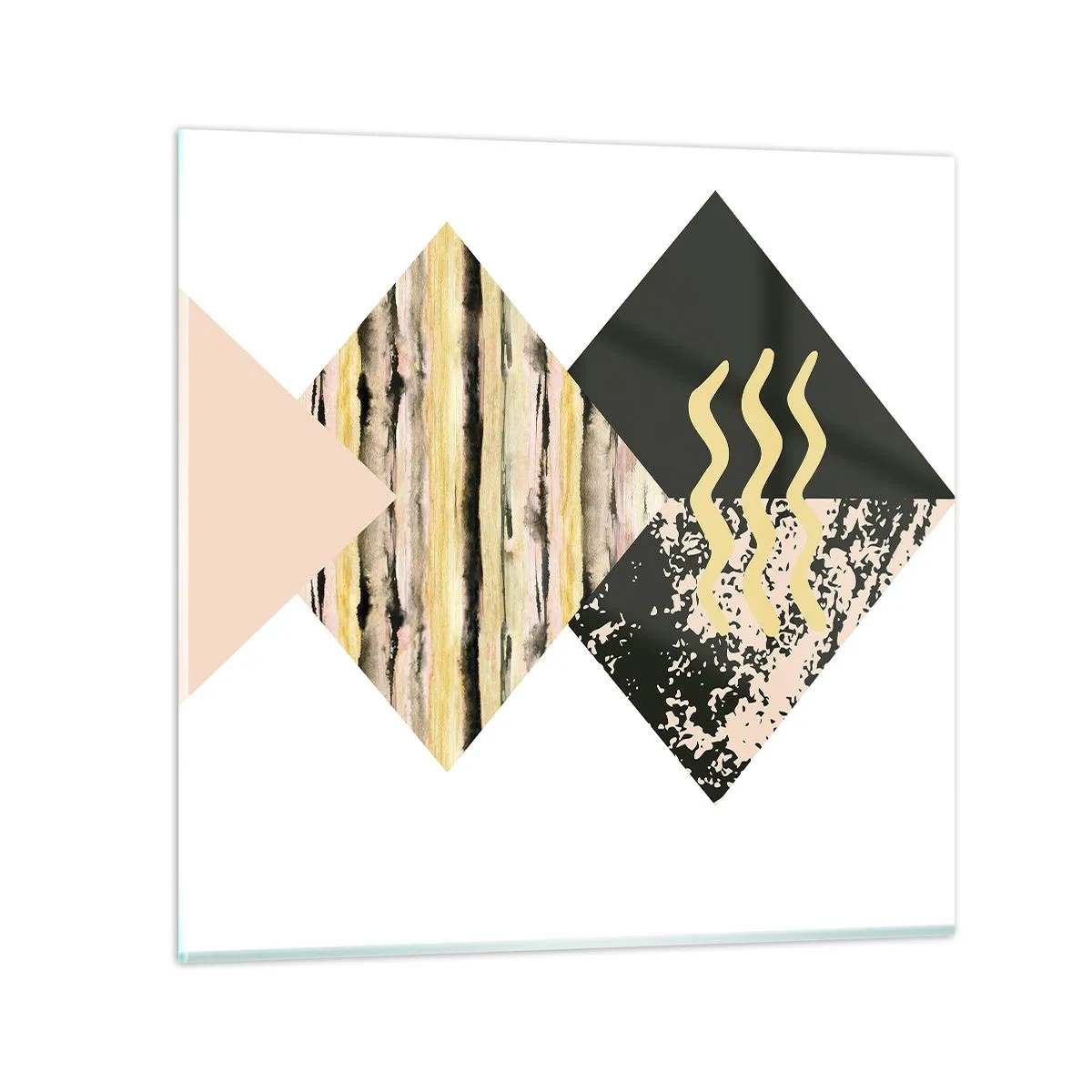 Obraz na skle - Nie je to tak jednoduché - 60x60 cm