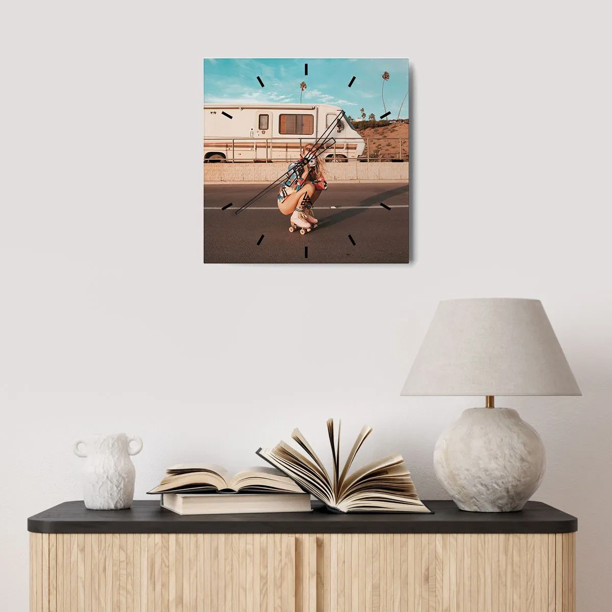 Nástenné hodiny - Usmejte sa! - 30x30 cm