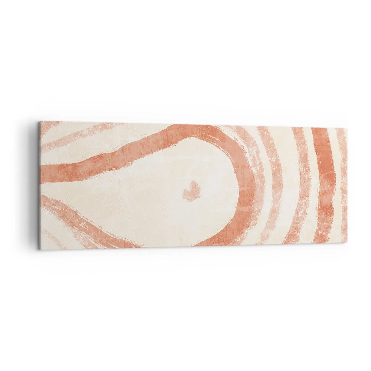 Obraz na plátne - Koralové kruhy – kompozícia - 140x50 cm