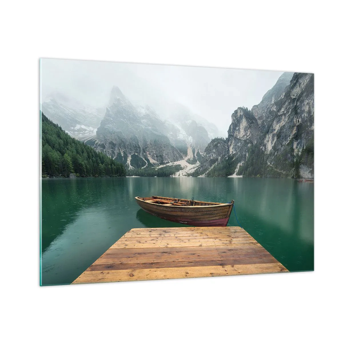 Obraz na skle - „Hrdé skaly vpredu“ - 100x70 cm