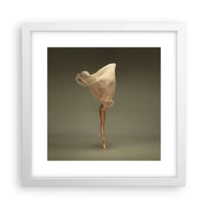 Plagát v bielom ráme - Hneď poletí - 30x30 cm